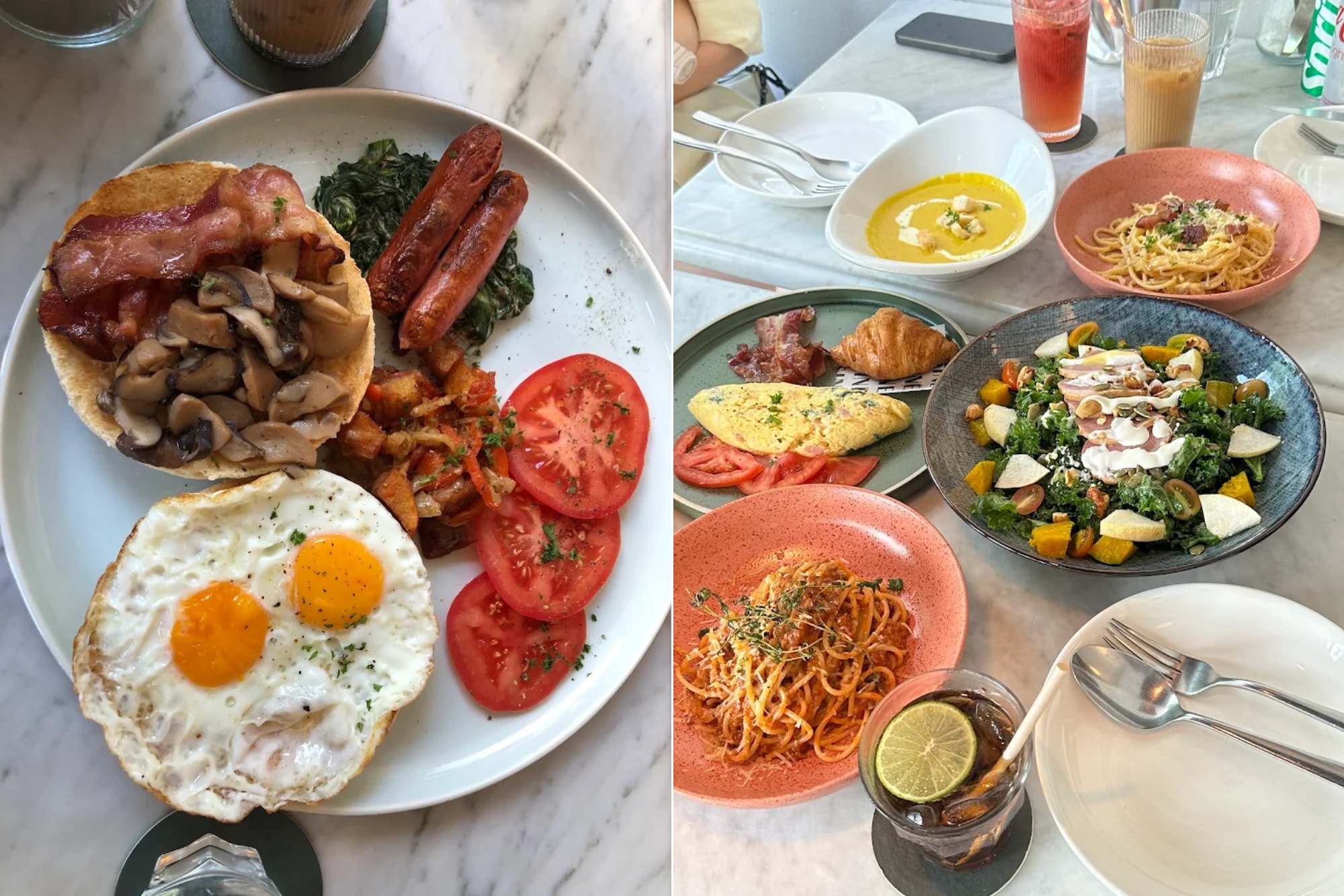 The hearty L’usine brunch with its delightful flavors is sure to impress every diner